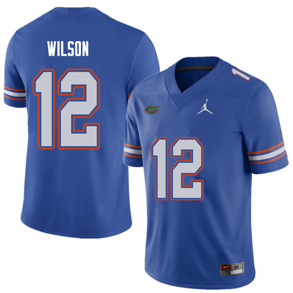 Jordan Brand Men #12 Quincy Wilson Florida Gators College Football Jerseys Sale-Royal - Click Image to Close